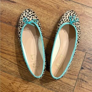 fs/ny Leopard Print Ballet Flats (Made in France)